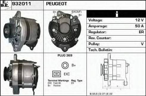 EDR 932011 - Генератор mashina-shop.ru