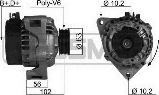 ERA 210096R - Генератор mashina-shop.ru