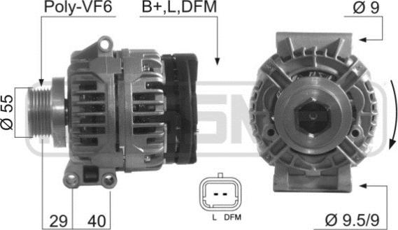 ERA 210397R - Генератор mashina-shop.ru