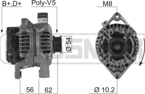 ERA 210227R - Генератор mashina-shop.ru