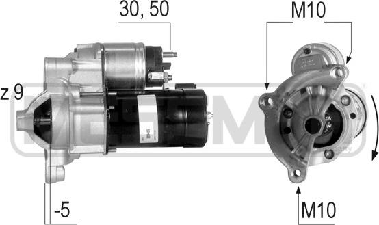 ERA 220455 - Стартер mashina-shop.ru