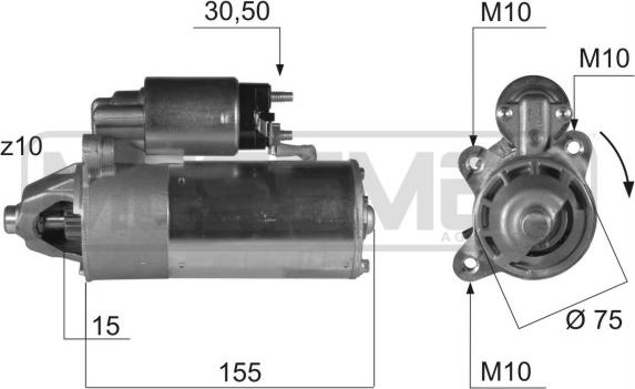 ERA 220413 - Стартер mashina-shop.ru