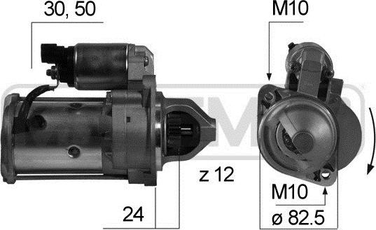 ERA 220511 - Стартер mashina-shop.ru