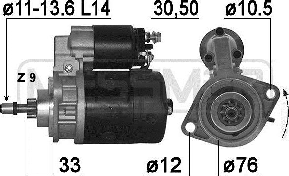 ERA 220092A - Стартер mashina-shop.ru