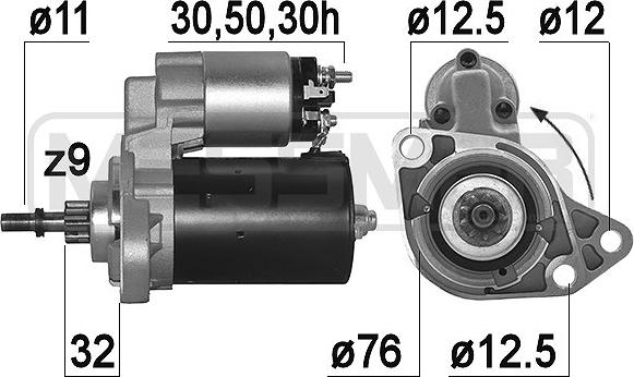 ERA 220097R - Стартер mashina-shop.ru