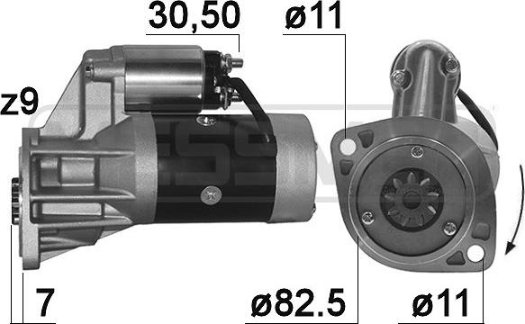 ERA 220083R - Стартер mashina-shop.ru