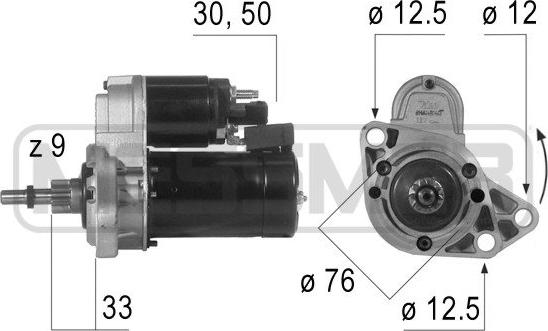 ERA 220190R - Стартер mashina-shop.ru