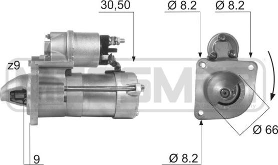 ERA 220151A - Стартер mashina-shop.ru