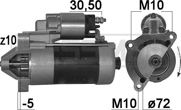 ERA 220117R - Стартер mashina-shop.ru