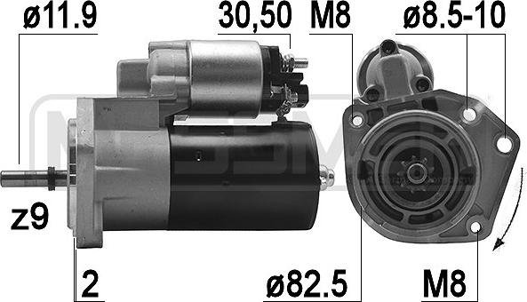 ERA 220128R - Стартер mashina-shop.ru