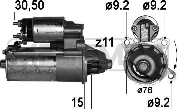 ERA 220899 - Стартер mashina-shop.ru