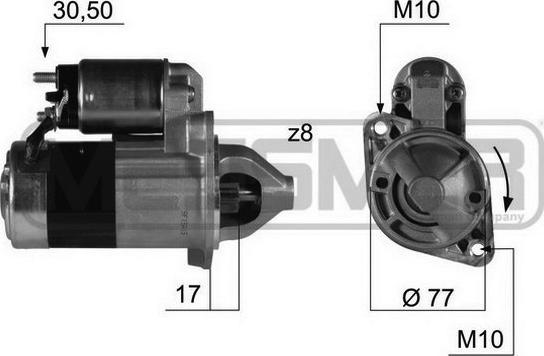 ERA 220383 - Стартер mashina-shop.ru