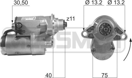 ERA 220203A - Стартер mashina-shop.ru