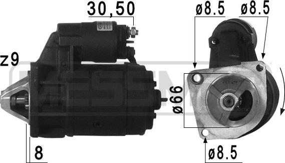 ERA 220700 - Стартер mashina-shop.ru