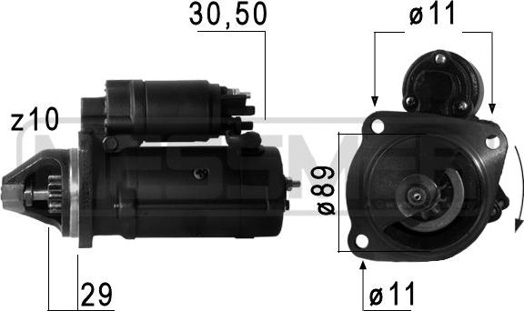 ERA 220702 - Стартер mashina-shop.ru