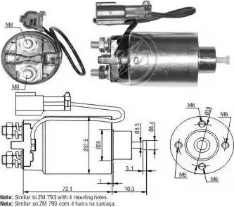 ERA 227369 - Тяговое реле, соленоид, стартер mashina-shop.ru