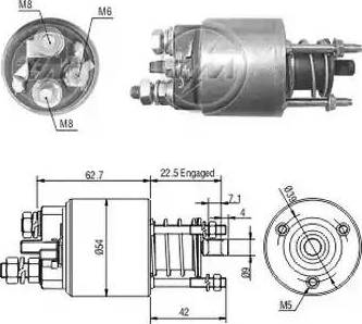 ERA 227306 - Тяговое реле, соленоид, стартер mashina-shop.ru