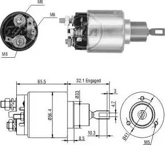 ERA 227759 - Тяговое реле, соленоид, стартер mashina-shop.ru