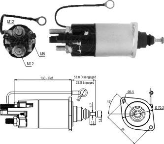 ERA ZM841 - Тяговое реле, соленоид, стартер mashina-shop.ru