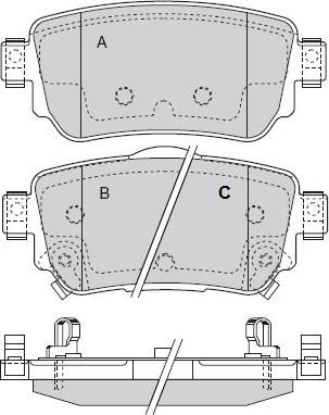 Pilenga BMFD3337 - Тормозные колодки, дисковые, комплект mashina-shop.ru