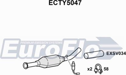 EuroFlo ECTY5047 - Катализатор mashina-shop.ru