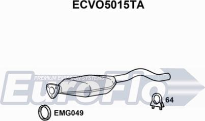 EuroFlo ECVO5015TA - Катализатор mashina-shop.ru