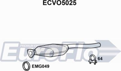 EuroFlo ECVO5025 - Катализатор mashina-shop.ru