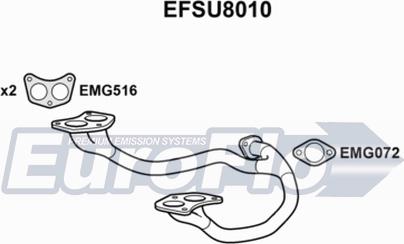 EuroFlo EFSU8010 - Труба выхлопного газа mashina-shop.ru