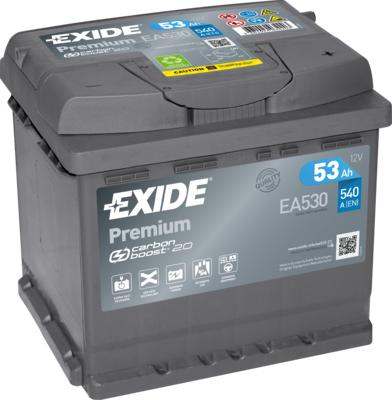 Exide EA530 - Стартерная аккумуляторная батарея, АКБ mashina-shop.ru