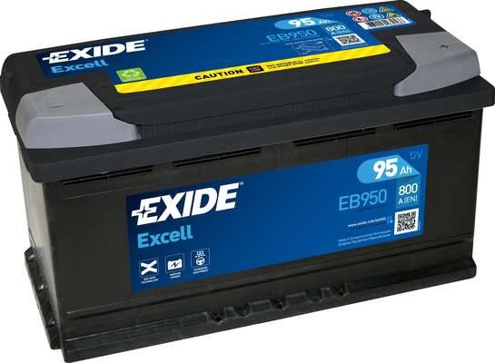 Exide EB950 - Стартерная аккумуляторная батарея, АКБ mashina-shop.ru