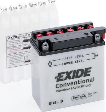 Exide EB5LB - Стартерная аккумуляторная батарея, АКБ mashina-shop.ru