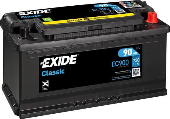 Exide EC900 - Стартерная аккумуляторная батарея, АКБ mashina-shop.ru