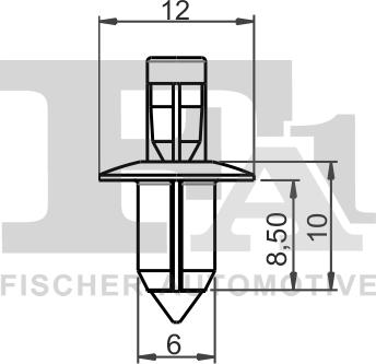 FA1 76-30005.10 - Зажим, клипса, молдинг mashina-shop.ru