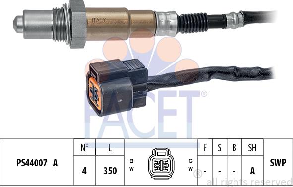 FACET 10.8291 - Лямбда-зонд, датчик кислорода mashina-shop.ru