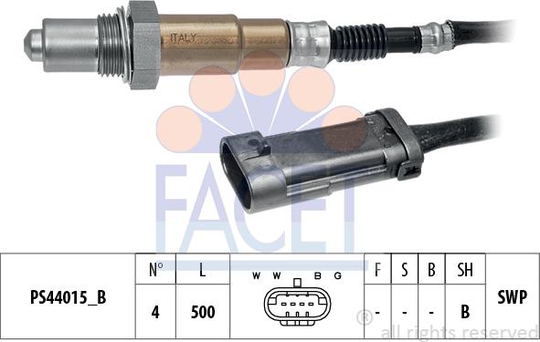 FACET 10.8280 - Лямбда-зонд, датчик кислорода mashina-shop.ru