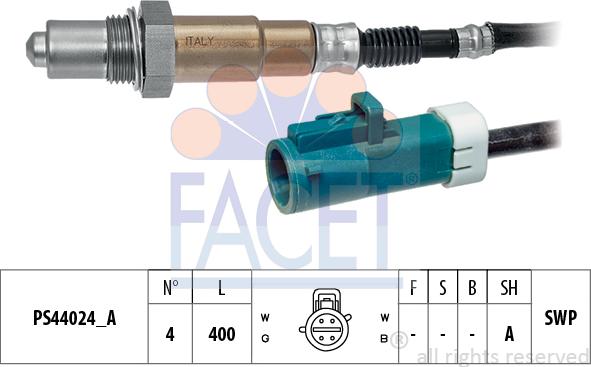 FACET 10.8273 - Лямбда-зонд, датчик кислорода mashina-shop.ru