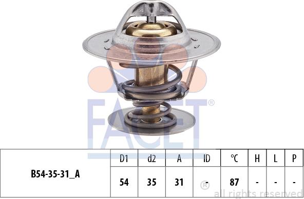 FACET 7.8223S - Термостат охлаждающей жидкости / корпус mashina-shop.ru