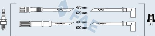 FAE 85625 - Комплект проводов зажигания mashina-shop.ru