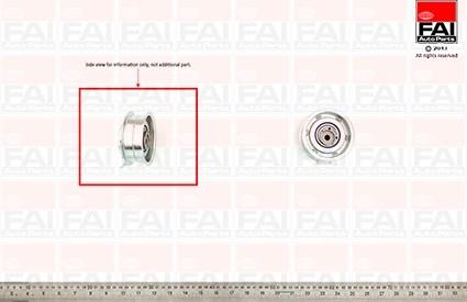 FAI AutoParts T9307 - Натяжной ролик, зубчатый ремень ГРМ mashina-shop.ru