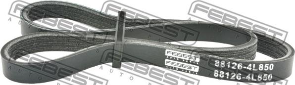 Febest 88126-4L850 - Поликлиновой ремень mashina-shop.ru