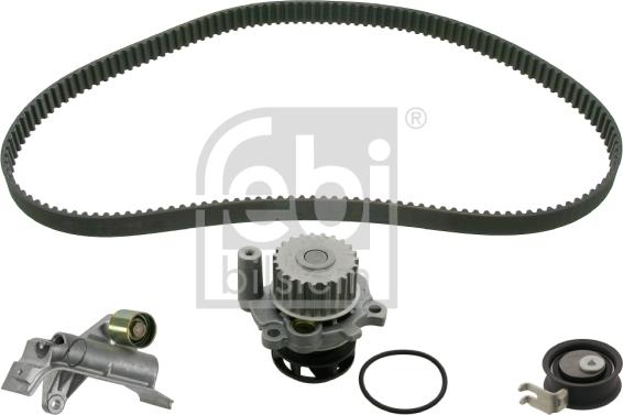 Febi Bilstein 45128 - Водяной насос + комплект зубчатого ремня ГРМ mashina-shop.ru