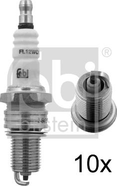 Febi Bilstein 13465 - Свеча зажигания mashina-shop.ru