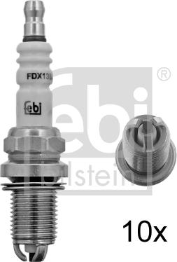 Febi Bilstein 13530 - Свеча зажигания mashina-shop.ru