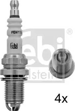 Febi Bilstein 13529 - Свеча зажигания mashina-shop.ru