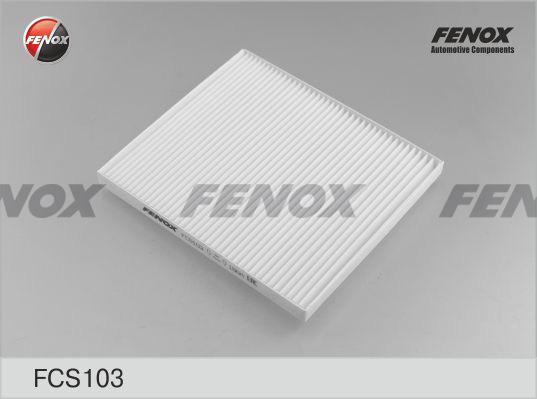 Fenox FCS103 - Фильтр воздуха в салоне mashina-shop.ru