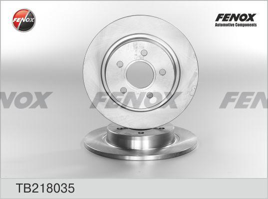 Fenox TB218035 - Тормозной диск mashina-shop.ru