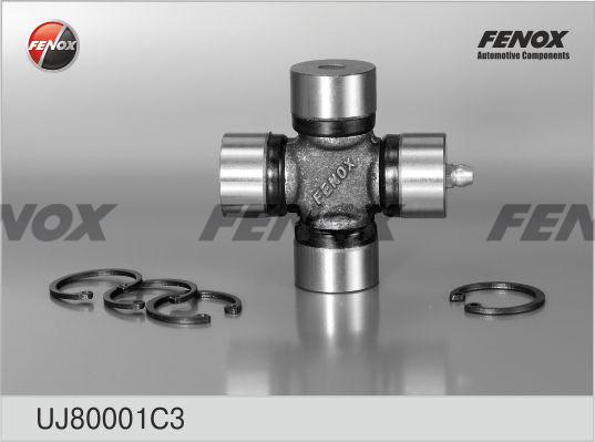 Fenox UJ80001C3 - Шарнир, колонка рулевого управления mashina-shop.ru