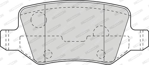 Ferodo FDB1358 - Тормозные колодки, дисковые, комплект mashina-shop.ru