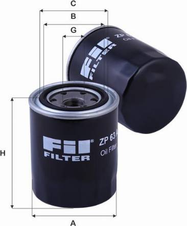 FIL Filter ZP 63 A - Масляный фильтр mashina-shop.ru