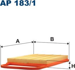 Filtron AP183/1 - Воздушный фильтр, двигатель mashina-shop.ru